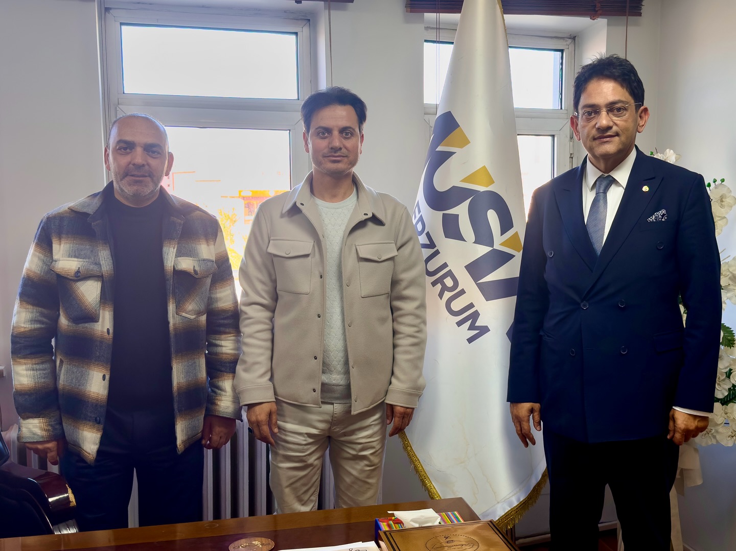 ETB Yönetiminden MÜSİAD Erzurum Şubesine Ziyaret: İş Dünyasına Yönelik Değerlendirmeler Yapıldı