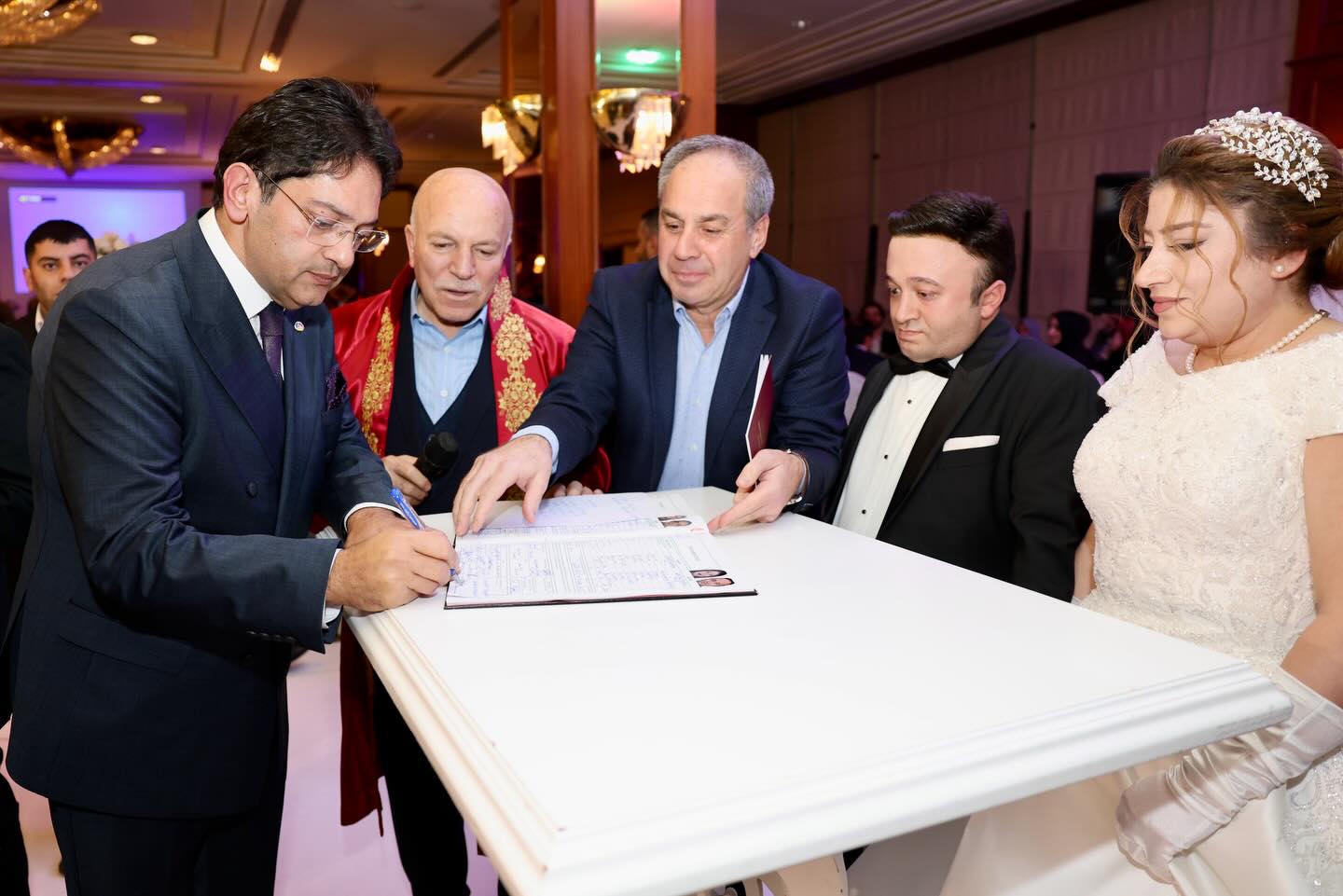 ETB Yönetimi, Göktuğ ve Rabia Serra Çiftinin Düğün Törenine Katıldı